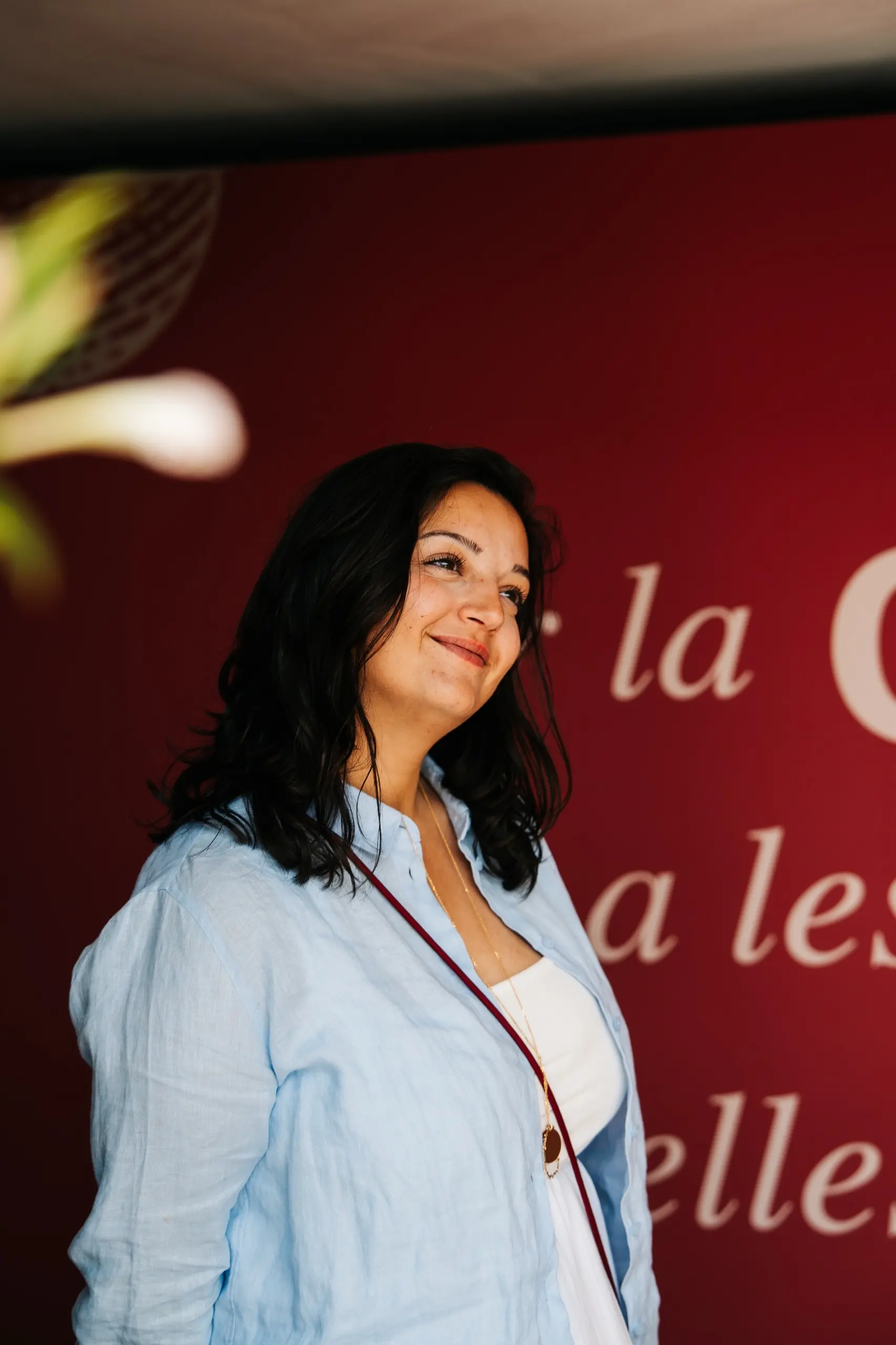 Laurine Ayach lors d’un événement professionnel